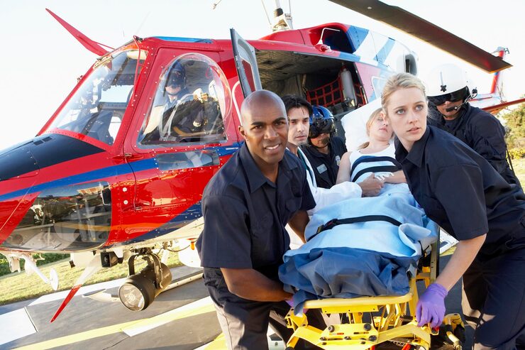 paramedics unloading patient from medevac 1218270 4352